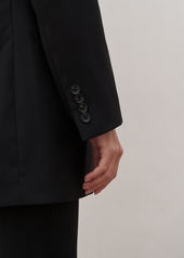 Пиджак черный удлиненный Энке