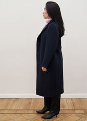 Пальто синее демисезонное Аббас на рост 150-162 см